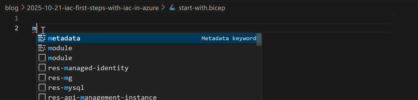 Use built-in template
